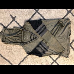 Cozy distressed long sleeve